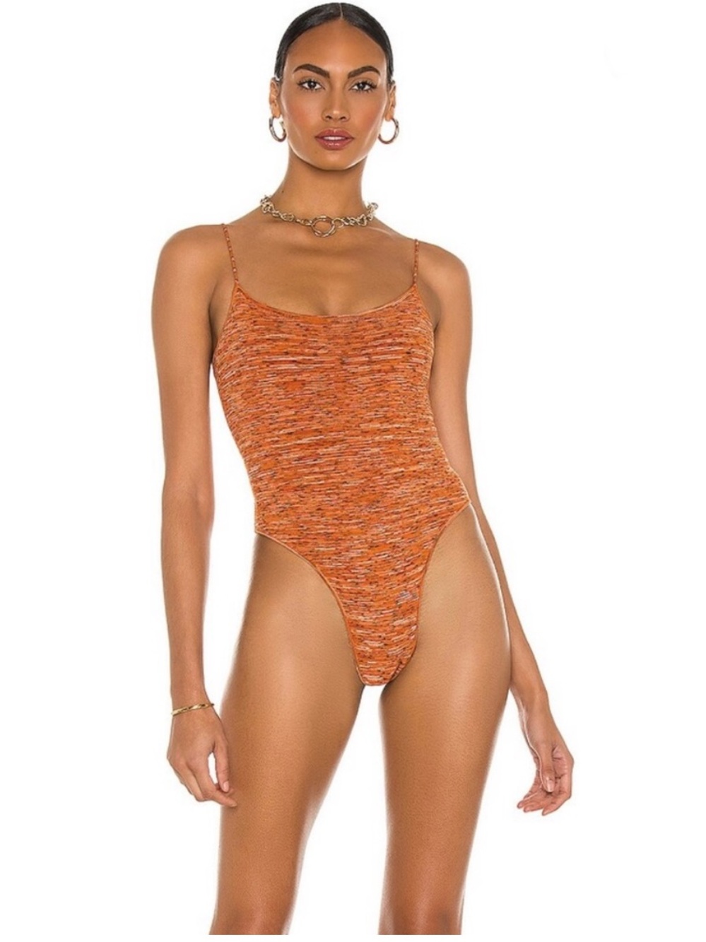 Tropic of C The C One Piece Swimsuit & Tropicana Bucket Hat Saffron Matching Set